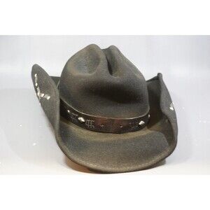 Bullhide Southern Rizin Black Wool Felt Cowboy Hat Western Mens Size Large L